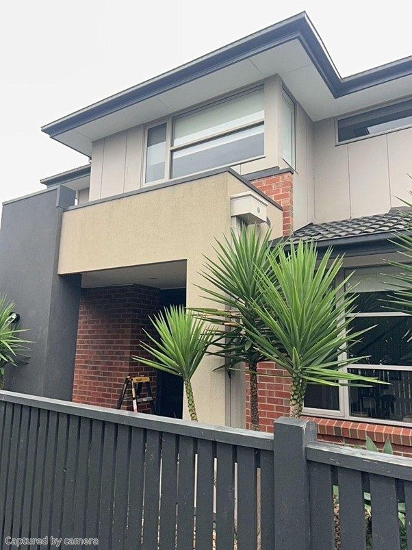 Front facade of sharon's double-storey home in bentleigh east