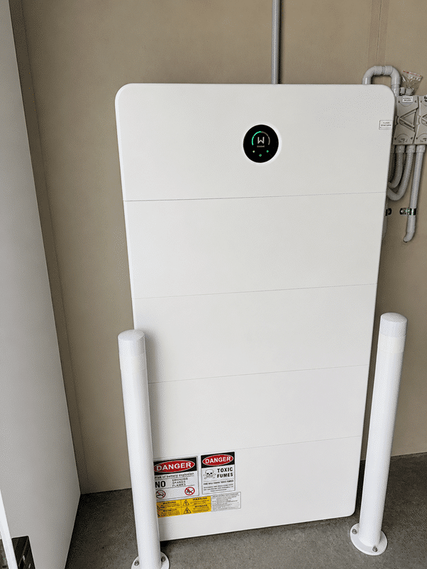 Goodwe battery modules installed inside a frankston home by powerband electrical