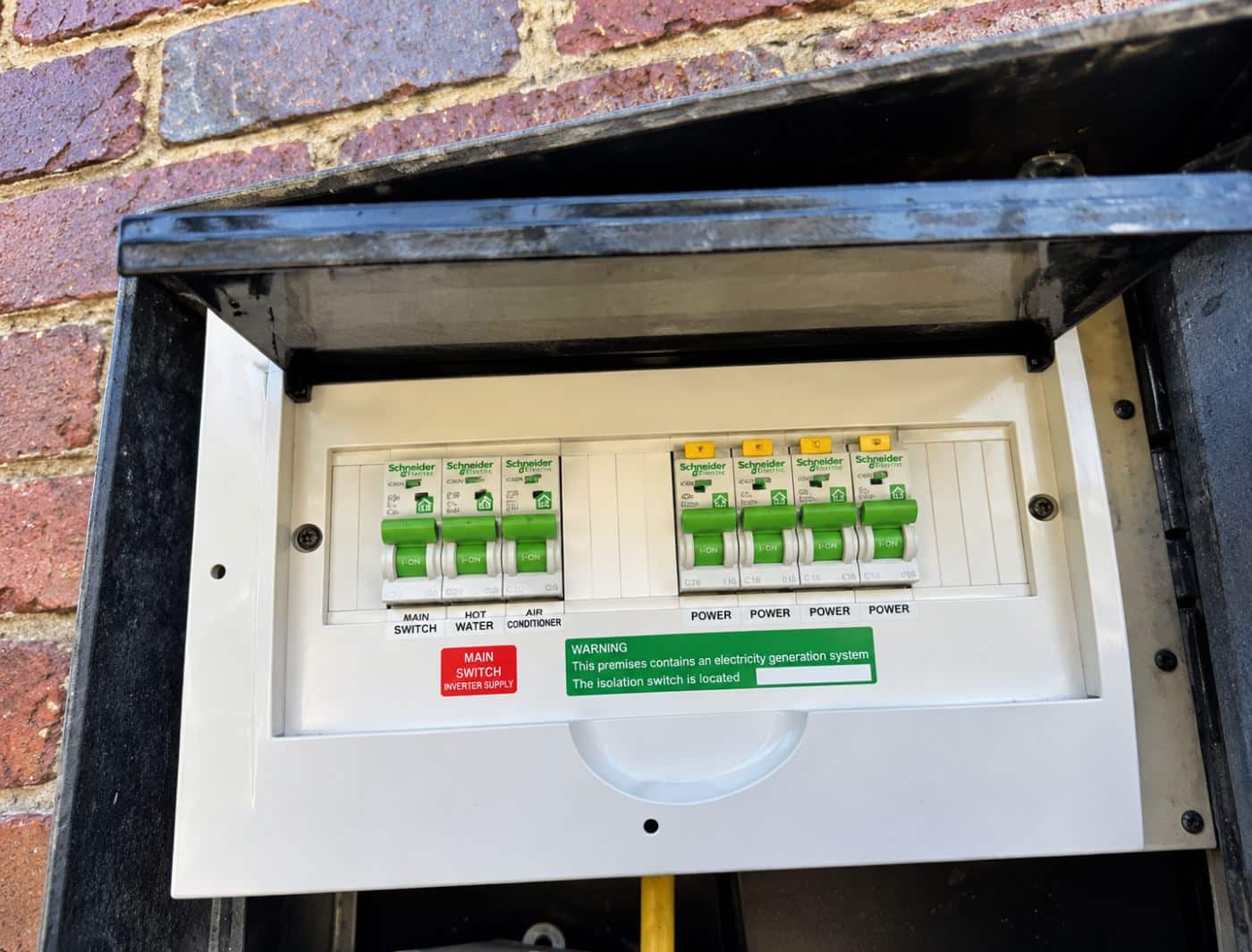 Upgraded switchboard with every circuit labelled at a mount martha home
